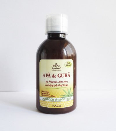 Apa de gura cu Propolis si Aloe Vera 250 ml