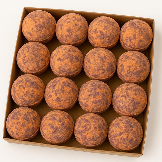 Set 16 Bombe Spumante de Baie – Ciocolată și Portocală - 16 × 180g - 11 plus 5 GRATIS