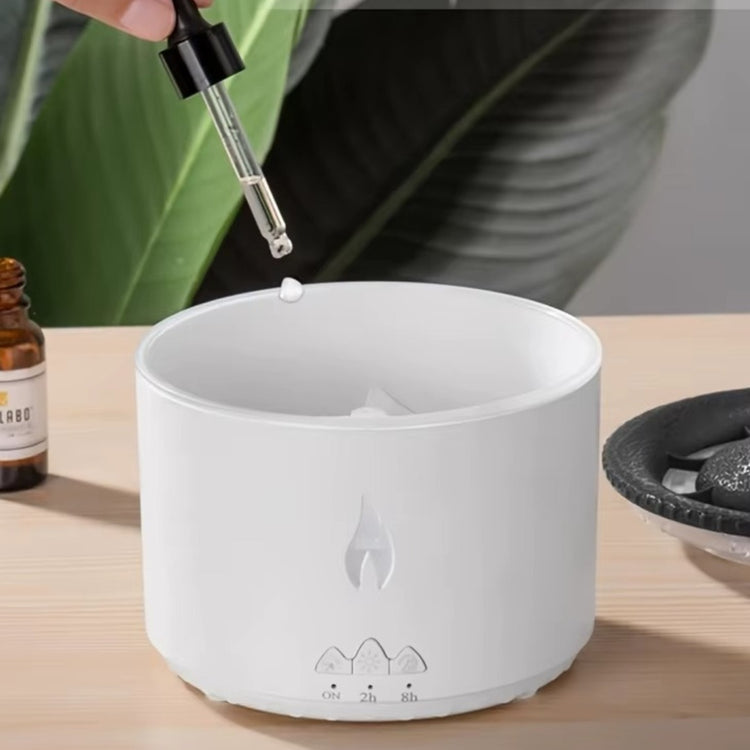 Difuzor de Aromaterapie cu Efect de Flacără și Vulcan