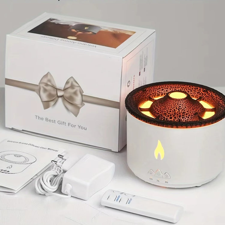 Difuzor de Aromaterapie cu Efect de Flacără și Vulcan