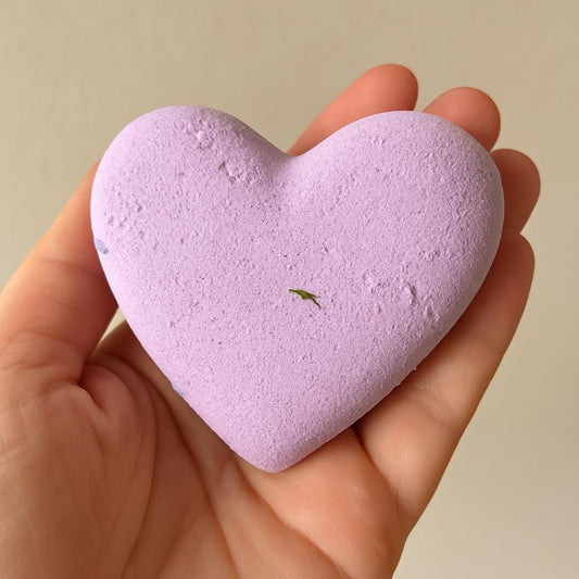 Inimioare Spumante de Baie Lavandă Franceză 70 gr set de 3 buc