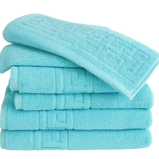 Set 6 prosoape bumbac, diverse culori si dimensiuni 500 gr/mp