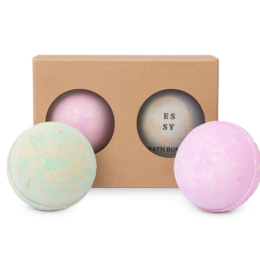 Essy Tropical Fizz – Set 2 Bombe de baie Mango Hawaii & Limonadă Roz 2x180g