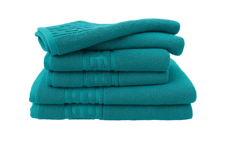 Set 6 prosoape bumbac, diverse culori si dimensiuni 500 gr/mp