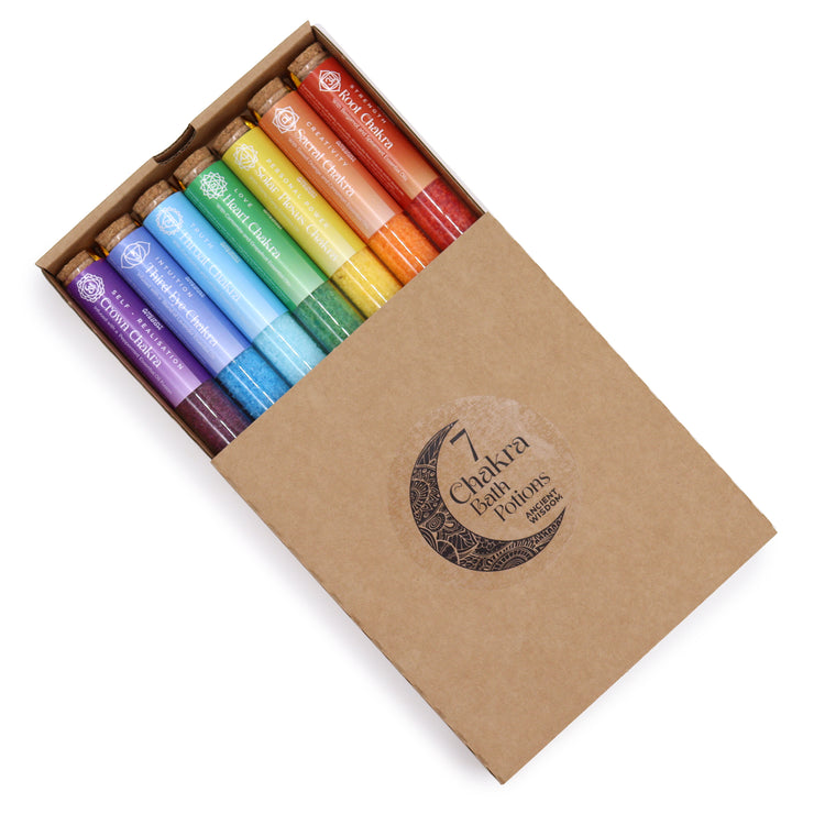 Sare de Baie Chakra - Pachet Cadou de 7