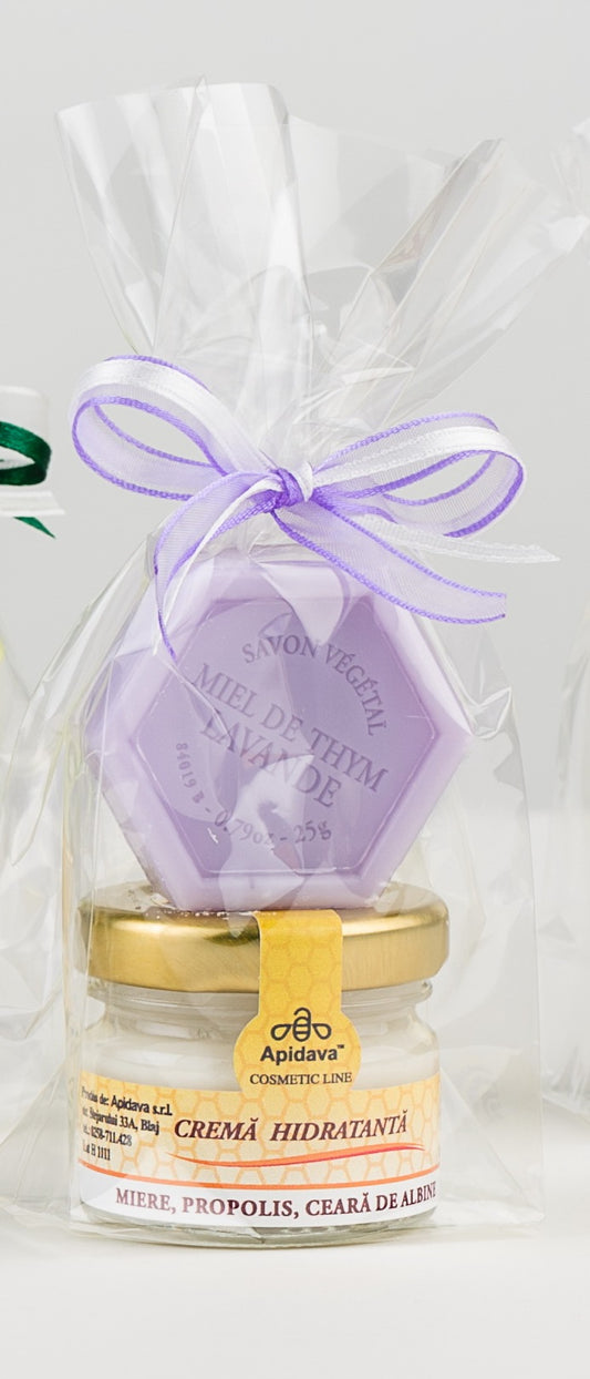 Set Crema hidratanta cu unt de shea 30ml + mini sapun 25 g