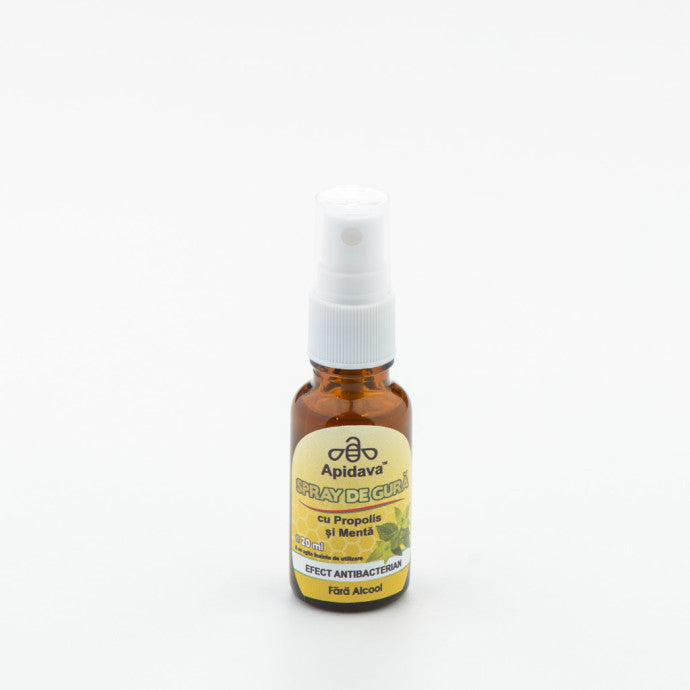 Spray de gura cu Propolis si Menta 20 ml (antibacterian, fara alcool )