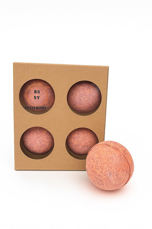 Set 4 Bombe Spumante de Baie – Ciocolată și Portocală - 4 × 180g