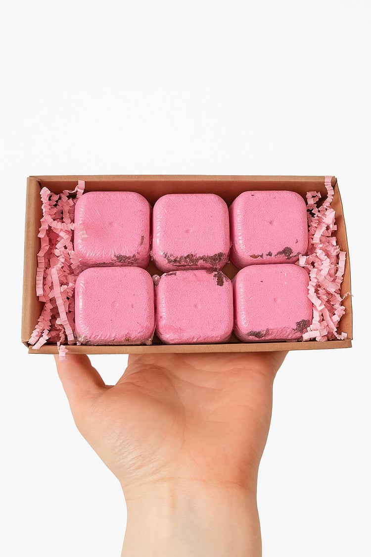 Cub aromaterapie efervescent pentru dus 70g baie cu aburi set de 6 buc - 5+1 GRATIS