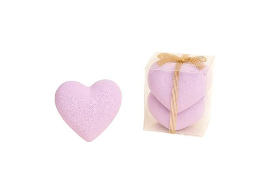 Inimioare Spumante de Baie  Lavandă Franceză 70 gr set de 3 buc