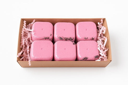 Cub aromaterapie efervescent pentru dus 70g baie cu aburi set de 6 buc - 5+1 GRATIS