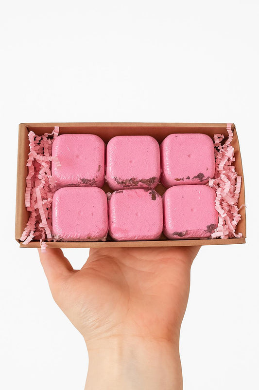 Cub aromaterapie efervescent pentru dus 70g baie cu aburi set de 6 buc - 5+1 GRATIS